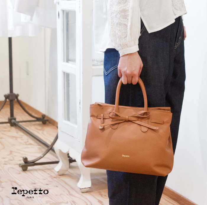 repetto レペット アラベスク ショルダーバッグ 赤