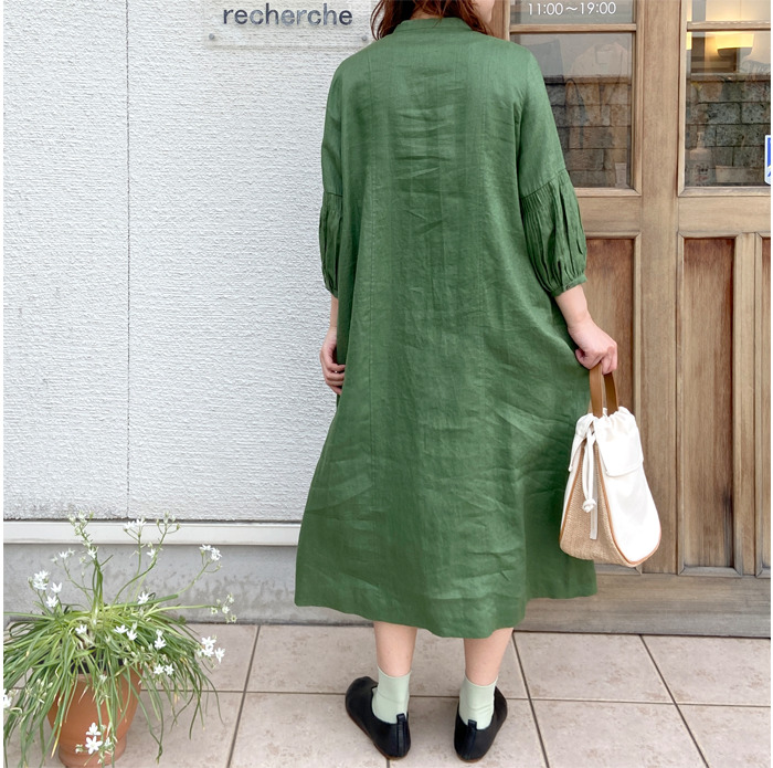 30%OFF】fig london フィグロンドン morning LINEN chinois dress 70 ...