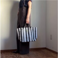 beej-stripefabrictotebag